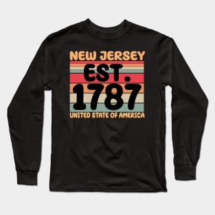 New Jersey 1787 Long Sleeve T-Shirt